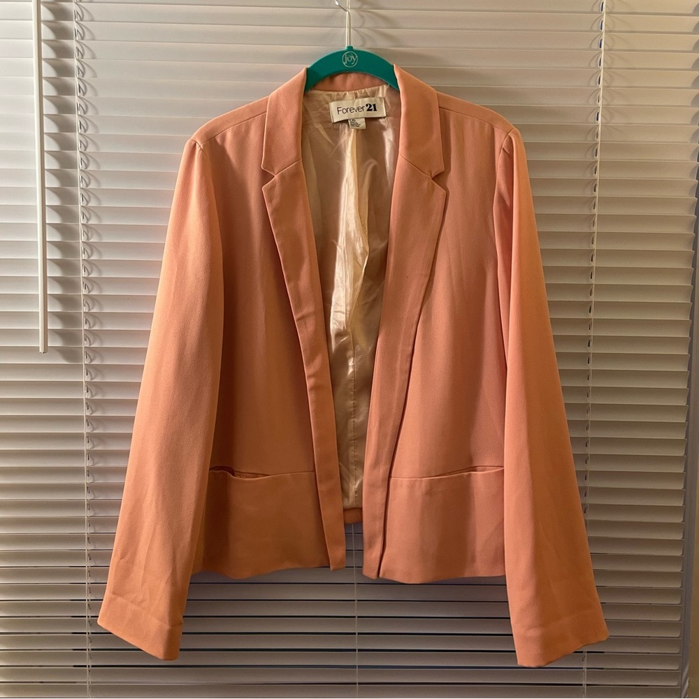 Forever 21 light pink blazer. Size: Large